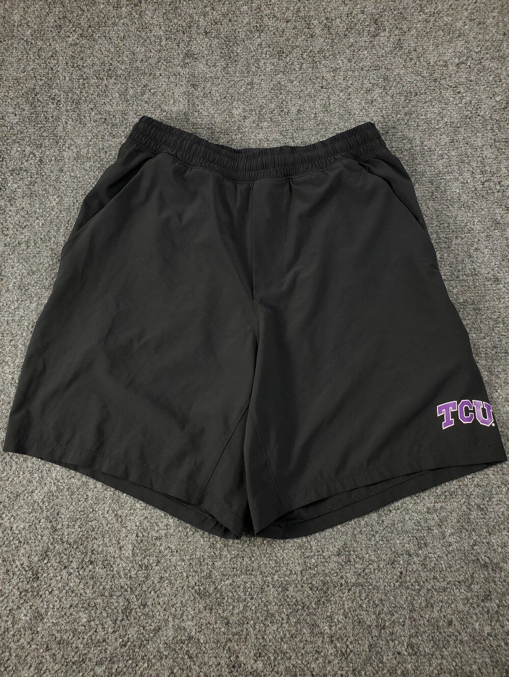 Lululemon TCU Horned Frogs Pace Breaker 7" Shorts Medium Linerless Performance
